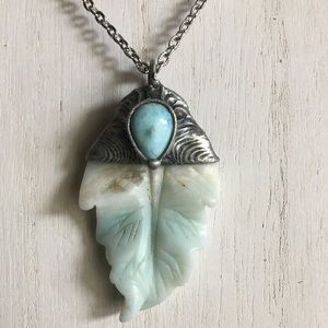 “Dryad” Amazonite & Larimer necklace